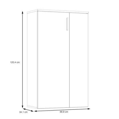 Szafka na buty Dąb Sonoma/Biały